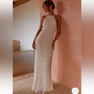 Peppermayo Aullie Maxi Dress - Ivory